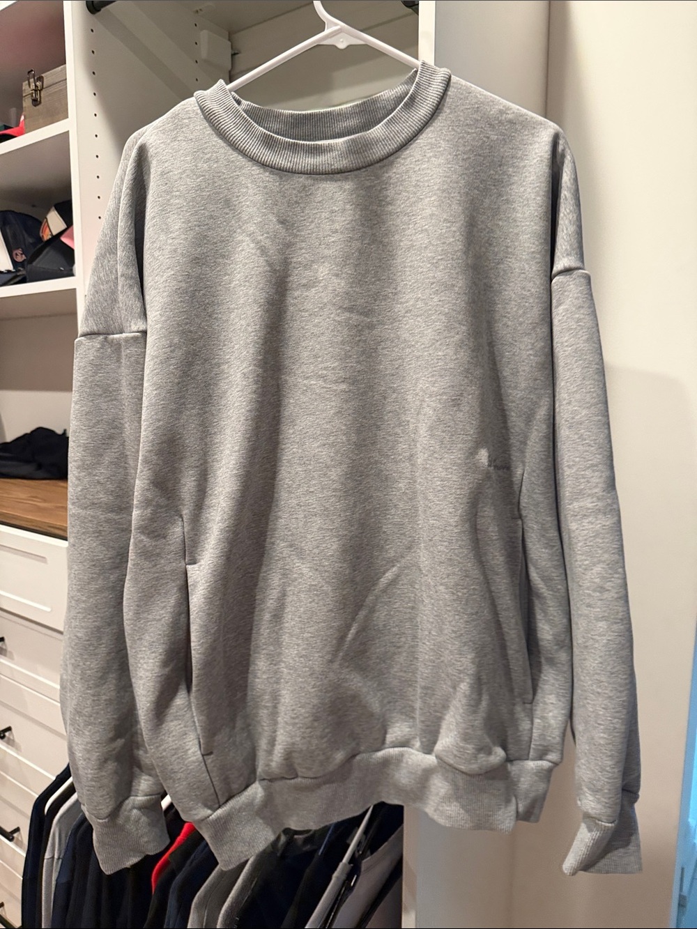 lululemon athletica Men's Crewneck Sweatshirt - Light Gray